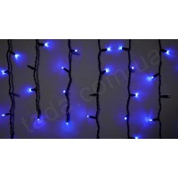 Гирлянда Уличная Бахрома 200 LED 5 мм на ЧП Синяя