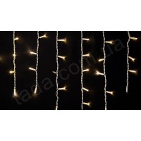 Гирлянда Уличная Бахрома 100 LED 8 мм на БП Тепло-Белая
