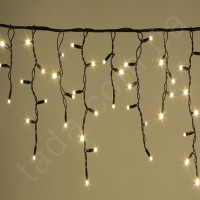 Гирлянда Уличная Бахрома 100 LED 8 мм на ЧП Тепло-Белая