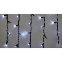 Гирлянда Уличная Бахрома 100 LED 8 мм на ЧП Белая