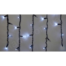 Гирлянда Уличная Бахрома 100 LED 5 мм на ЧП Белая