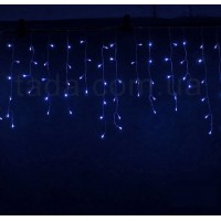 Гирлянда Бахрома 120 LED 5 мм на ПП Синяя