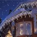 Гирлянда Бахрома (сосулька-штора) 120 LED 5 мм на ЧП Белая
