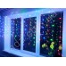 Гирлянда Бахрома (сосулька-штора) 120 LED 5 мм на ЧП Разноцветная