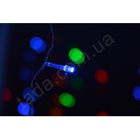 Гирлянда Бахрома 120 LED 8 мм на ЧП Разноцветная
