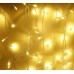 Гирлянда Бахрома (сосулька-штора) 120 LED 5 мм на ПП Тепло-Белая