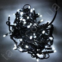 Гирлянда 200 LED 5 мм на ЧП  Белая
