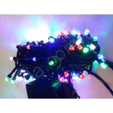 Гирлянда Кристалл 100 LED 5 мм на ЧП Разноцветная