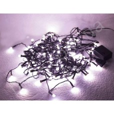 Гирлянда Матовая 100 LED 5 мм на ЧП Белая