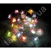 Гирлянда Бабочка 30LED на Батарейках Разноцветная на проволоке