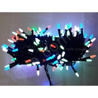 Гирлянда Иголка (Рис) 200 LED 5 мм на ЧП Разноцветная