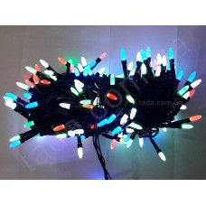 Гирлянда Иголка (Рис) 100 LED 5 мм на ЧП Разноцветная