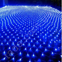 Гирлянда Сетка 200 LED 5 мм 2м/2м на ЧП Синяя