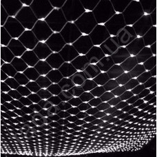 Гирлянда Сетка 120 LED 5 мм 1,5м/1,5м на ПП Белая
