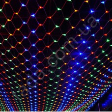 Гирлянда Сетка 120 LED 5 мм 1,5м/1,5м на ПП Разноцветная