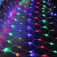 Гирлянда Сетка Ягодка 120 LED 8 мм 1,5м/1,5м на ЧП Разноцветная