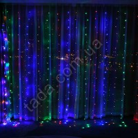 Гирлянда Штора 320 LED 5 мм 3м/2м Разноцветная