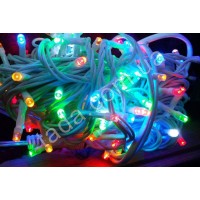 Гирлянда Уличная Нить 100 LED 5 мм на БП Разноцветная