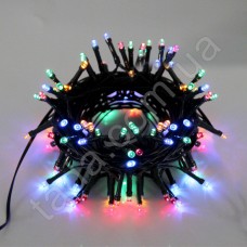 Гирлянда Уличная Нить 100 LED 5 мм на ЧП Разноцветная
