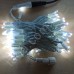 Гирлянда Уличная Нить (линия) 100 LED 8 мм 10 м на БП Синяя