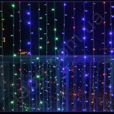 Гирлянда Водопад 240 LED 5 мм 2м/2м Разноцветная