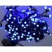 Гирлянда Ягода 100 LED 8 мм на ЧП Синяя