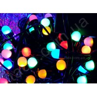 Гирлянда Ягода 200 LED 8 мм на ЧП Разноцветная