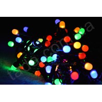 Гирлянда Ягода 200 LED 8 мм на ЧП Разноцветная
