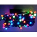 Гирлянда Ягода 100 LED 8 мм на ЧП Разноцветная